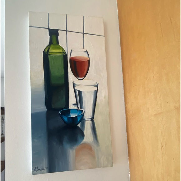 🖼️ORIGINAL PAINTING Signed by Artist- 20 X 10 - Art Canvas🖼️ - Picture 1 of 8